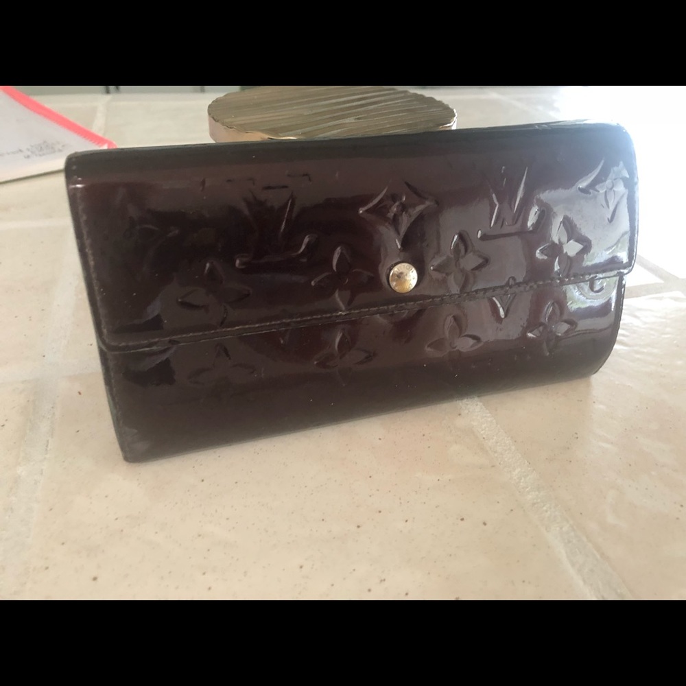 Authentic Amarante Louis Vuitton wallet